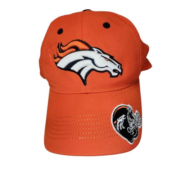 Denver Broncos Adjustable Baseball Cap Orange OSFM. - Picture 1 of 8